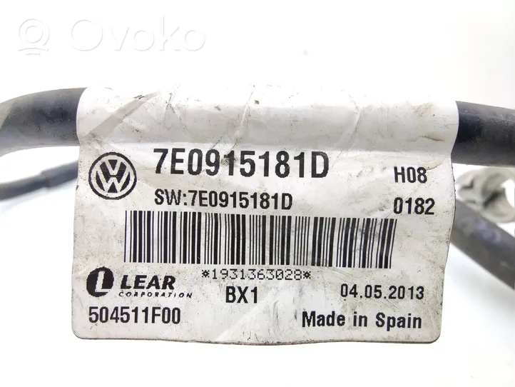 Volkswagen Transporter - Caravelle T5 Minuskabel Massekabel Batterie 7E0915181D