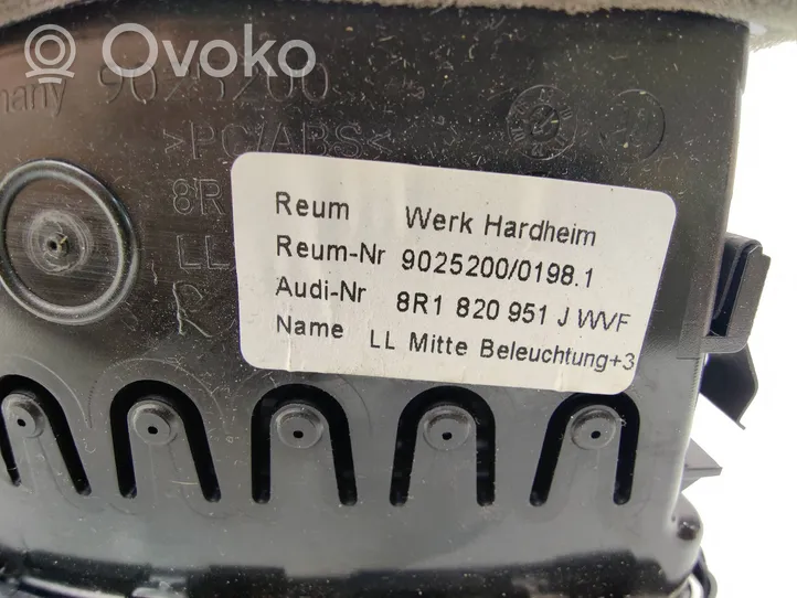 Audi Q5 SQ5 Kojelaudan keskiosan tuuletussuuttimen ritilä 8R1820951J