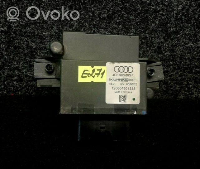 Audi A5 8T 8F Polttoaineen ruiskutuspumpun ohjainlaite/moduuli 4G0906093F