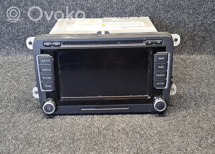 Volkswagen Tiguan Console centrale, commande de multimédia l'unité principale 1T0035680S