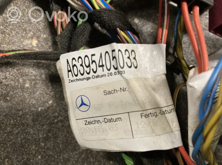 Mercedes-Benz Vito Viano W639 Engine installation wiring loom 6395450103