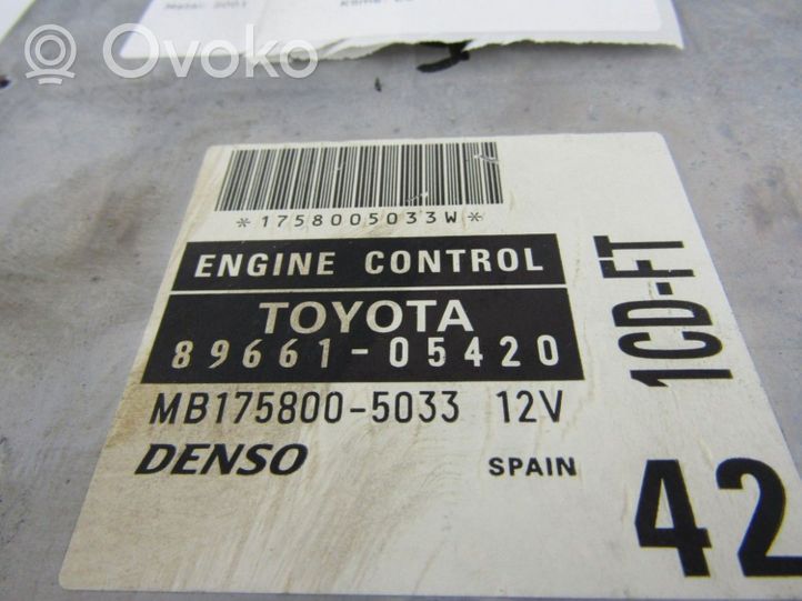 Toyota Avensis T220 Sterownik / Moduł ECU 