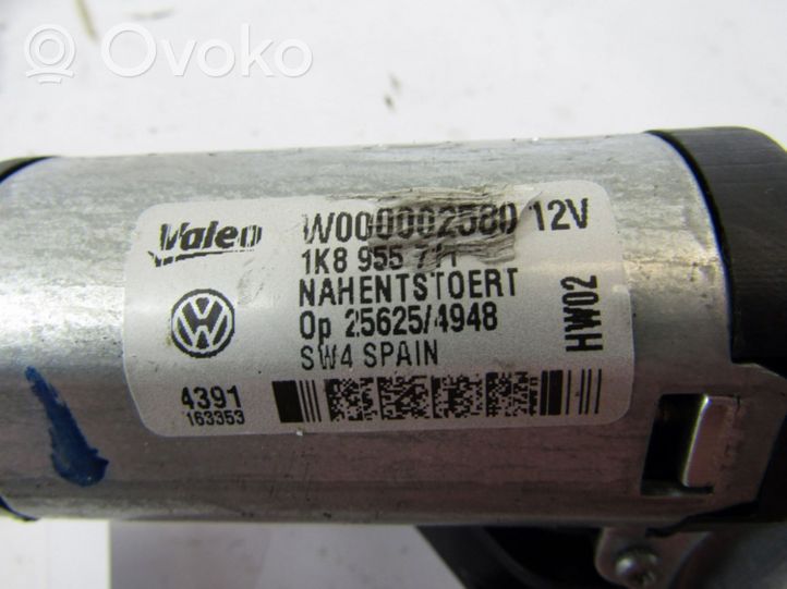 Volkswagen Scirocco Silniczek wycieraczki szyby tylnej 
