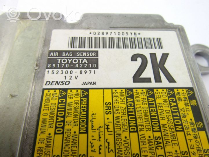 Toyota RAV 4 (XA30) Oro pagalvių valdymo blokas 8917042210