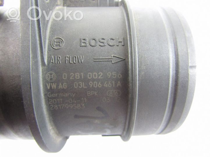 Volkswagen Touran II Mass air flow meter 