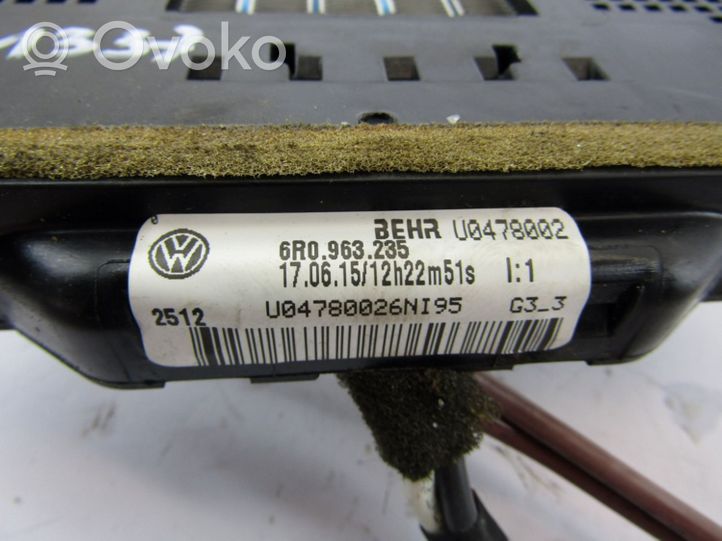 Volkswagen Polo V 6R Radiateur électrique de chauffage auxiliaire 