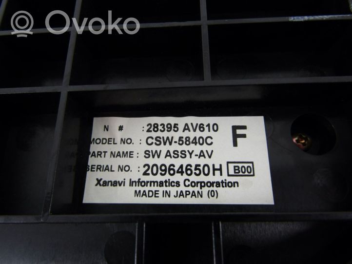 Nissan Primera Radio/CD/DVD/GPS-pääyksikkö 