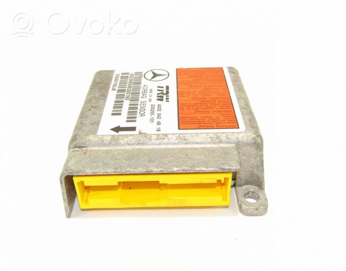 Mercedes-Benz ML W163 Airbag control unit/module A0025424818