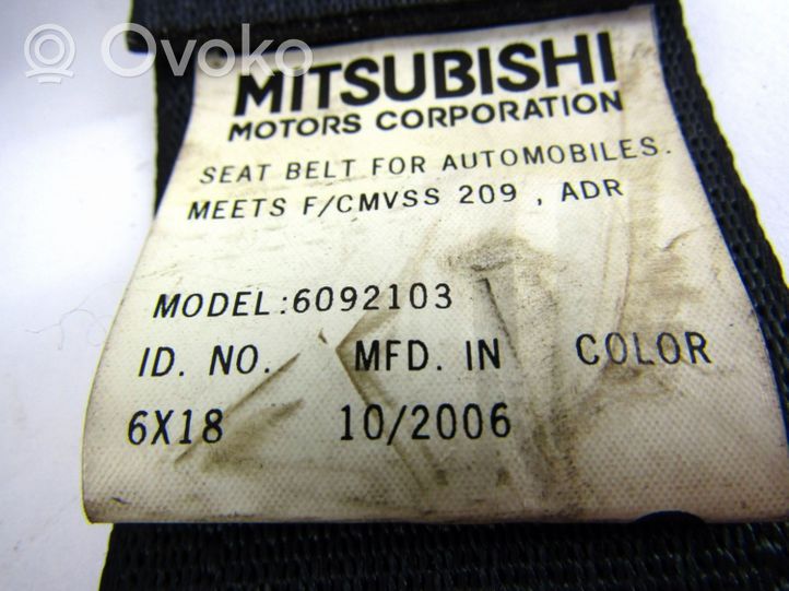 Mitsubishi Outlander Ceinture de sécurité arrière 