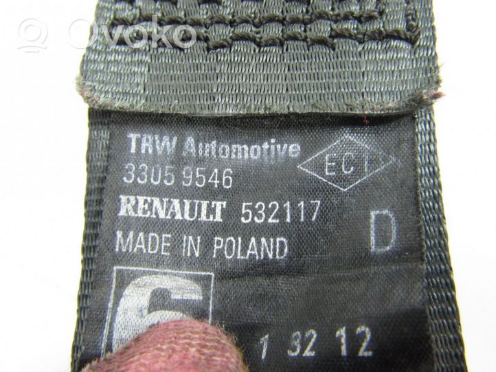 Renault Twingo II Rear seatbelt 