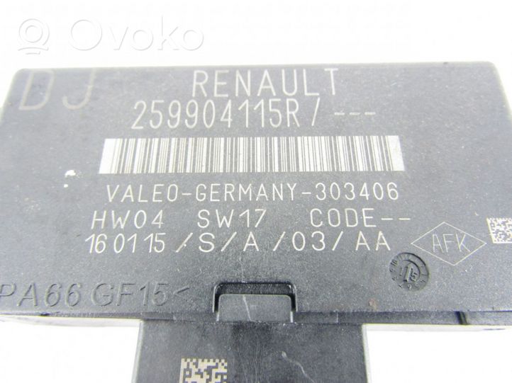Renault Captur Pysäköintitutkan (PCD) ohjainlaite/moduuli 