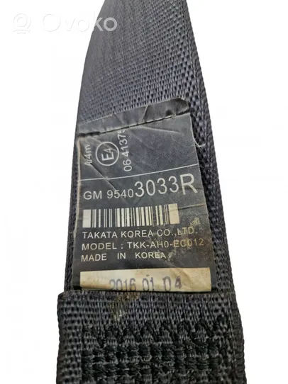 Opel Mokka Rear seatbelt 