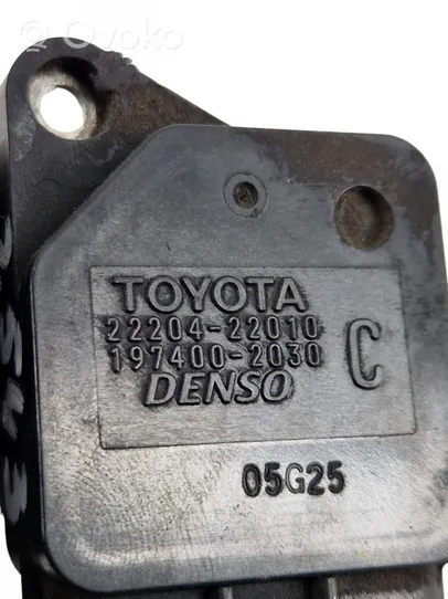 Toyota Prius (NHW20) Oro srauto matuoklis 