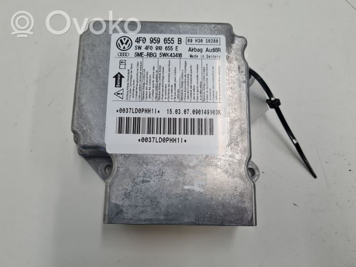 Audi A6 S6 C6 4F Module de contrôle airbag 4F0959655B