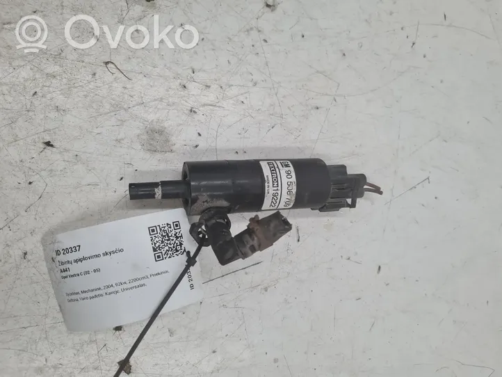 Opel Vectra C Žibintų apiplovimo skysčio siurbliukas 90508709