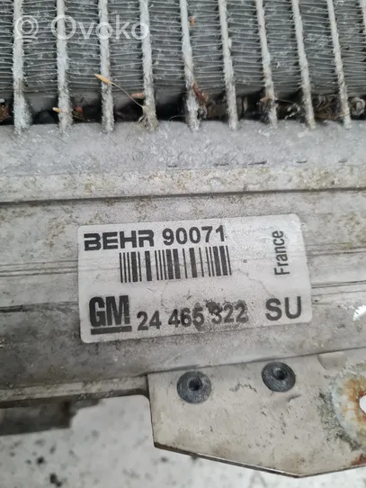 Opel Zafira A A/C cooling radiator (condenser) 24465322