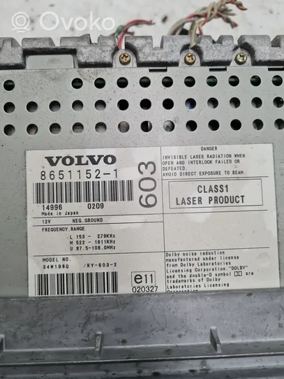 Volvo S60 Radio/CD/DVD/GPS head unit 9491217