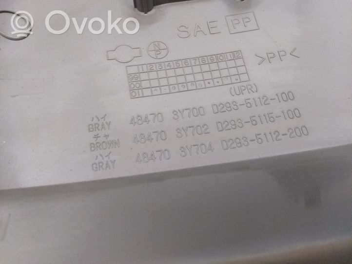 Nissan Maxima Ohjauspyörän pylvään verhoilu 484703Y700D2935112100