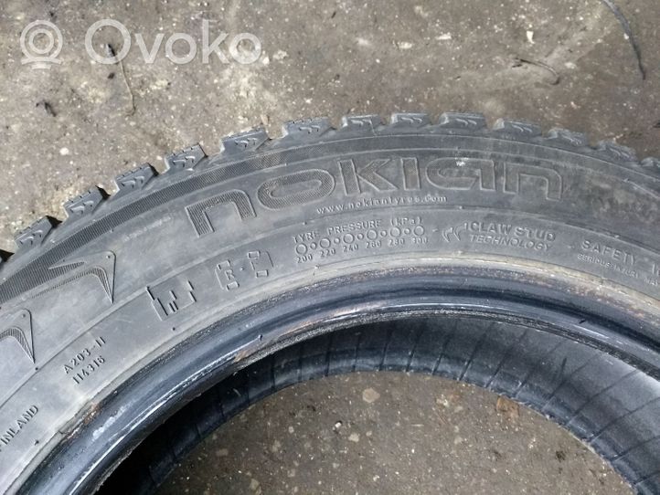 Opel Astra G R15 winter/snow tires with studs NOKIAN