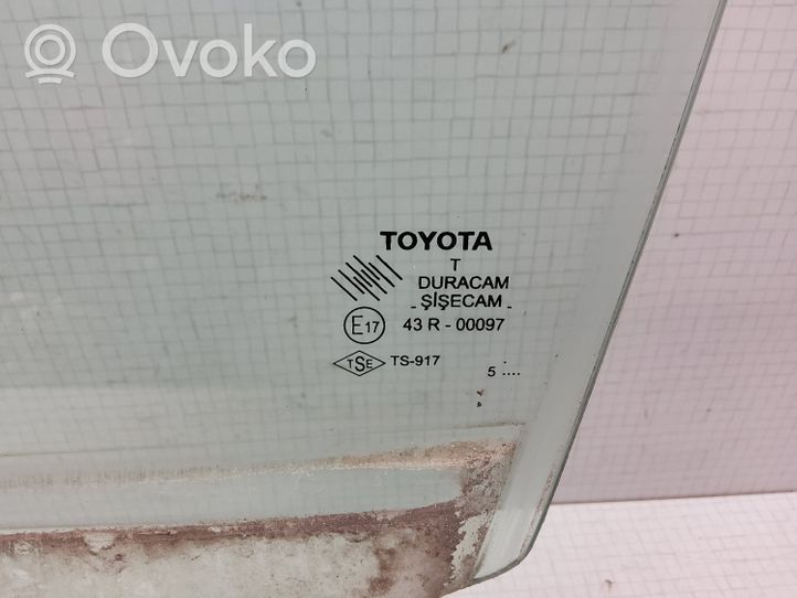 Toyota Corolla Verso E121 Etuoven ikkunalasi, neliovinen malli 43R00097