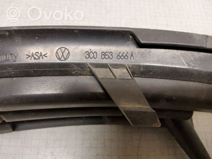 Volkswagen PASSAT B6 Priešrūkinio žibinto apdaila/ grotelės 3C0853666A