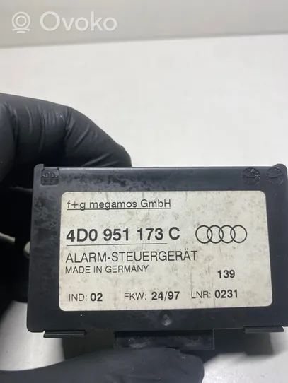 Audi A8 S8 D2 4D Centralina/modulo allarme 4D0951173C