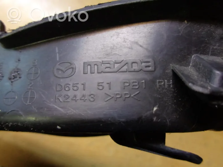 Mazda 2 Listwa szyby czołowej / przedniej D65151PB1