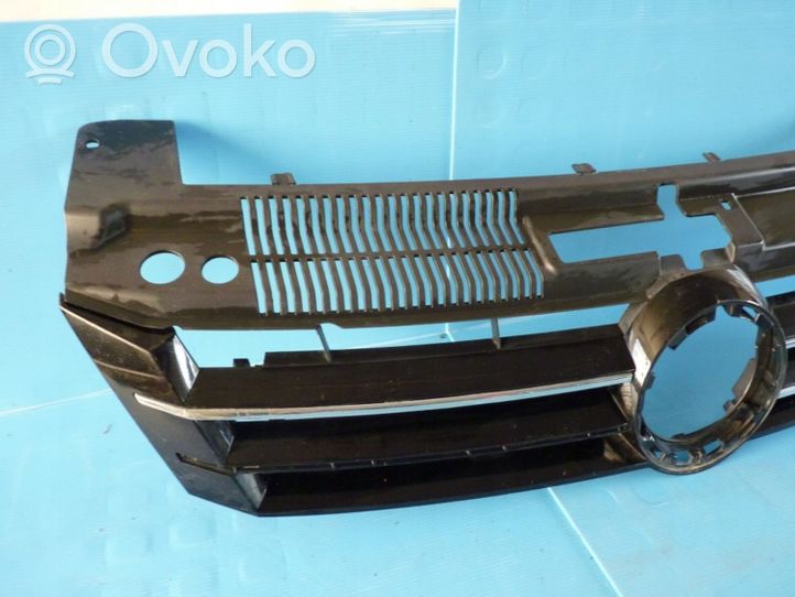 Volkswagen Sharan Front bumper upper radiator grill 7n0853653b