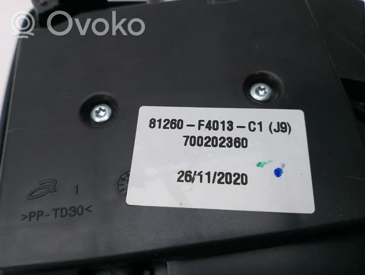 Toyota C-HR Rivestimento della console di illuminazione installata sul rivestimento del tetto 81260F4013C1