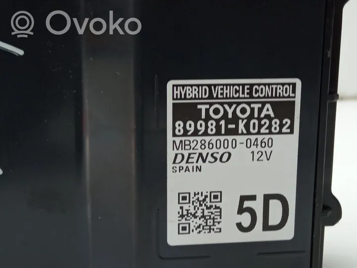 Toyota Yaris Muut ohjainlaitteet/moduulit 89981K0282