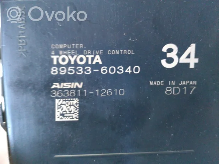 Toyota Land Cruiser (J120) Centralina/modulo ASC 8953360340