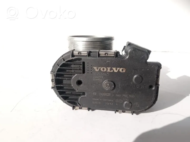 Volvo S80 Boîtier papillon 0280750520