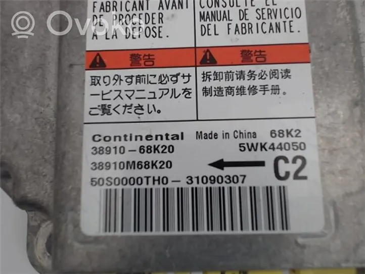 Nissan Pixo Oro pagalvių valdymo blokas 3891068K10