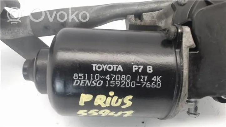 Toyota Prius (XW20) Mechanizm i silniczek wycieraczek szyby przedniej / czołowej 8511047080