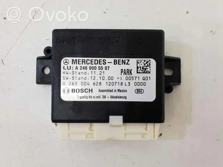 Mercedes-Benz B W246 W242 Pysäköintitutkan (PCD) ohjainlaite/moduuli A2469005507