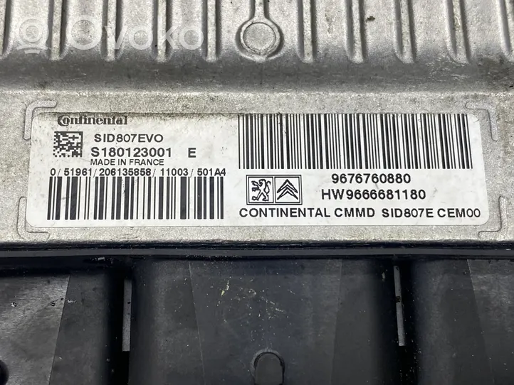 Peugeot 508 Calculateur moteur ECU 9666681180