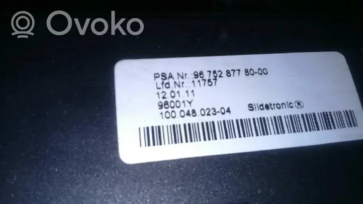 Citroen C4 I Drążek zmiany biegów 96752877