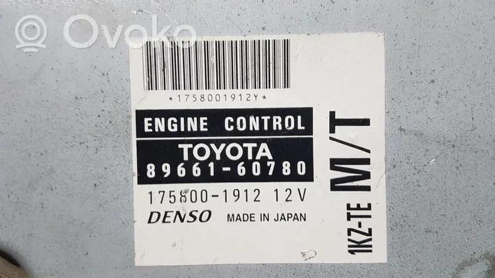 Toyota Land Cruiser (HDJ90) Sterownik / Moduł ECU 8966160780