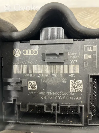 Audi A6 S6 C7 4G Oven ohjainlaite/moduuli 4G8959792J