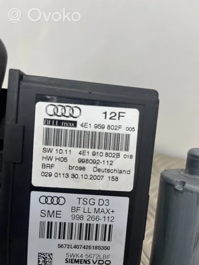 Audi A8 S8 D3 4E Motorino alzacristalli della portiera anteriore 4E1959802F