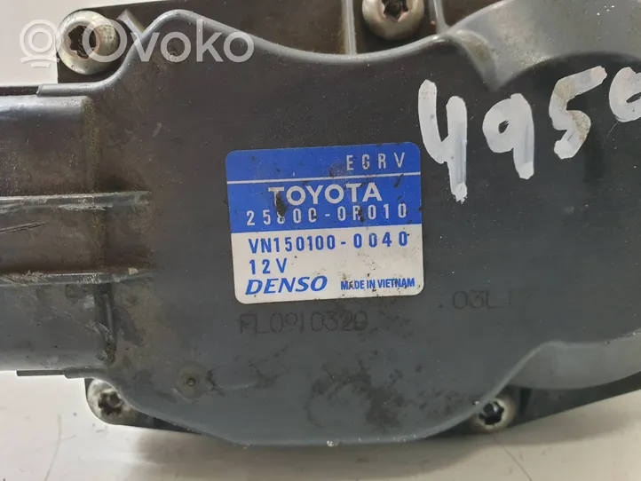 Toyota Verso EGR vožtuvas 258000R010