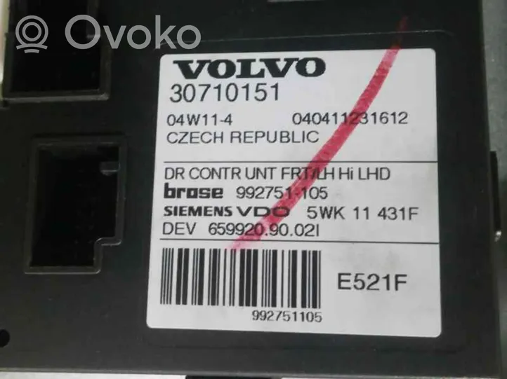 Volvo V50 Elektryczny podnośnik szyby drzwi przednich 992751105