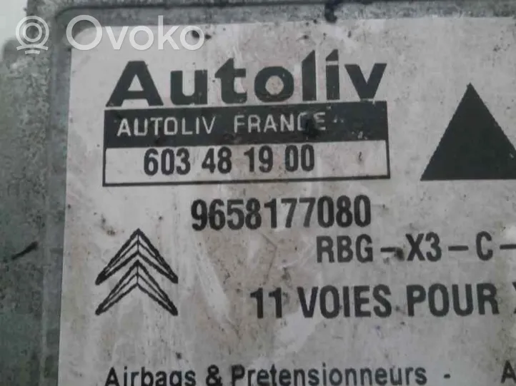 Citroen C5 Airbag control unit/module 9658177080