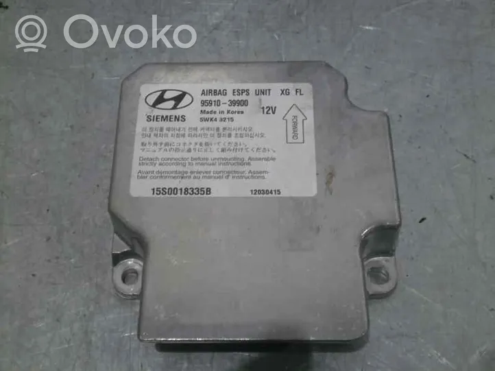 Hyundai XG Oro pagalvių valdymo blokas 9591039900