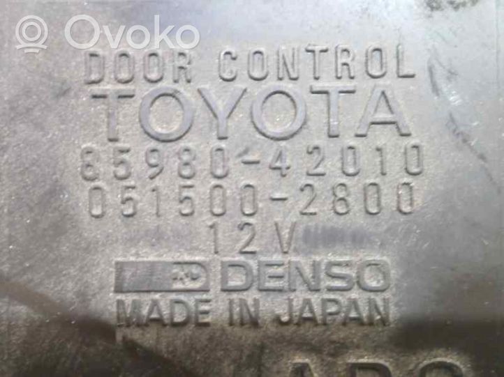 Toyota RAV 4 (XA10) Centrinio užrakto valdymo blokas 8598042010