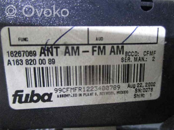 Mercedes-Benz ML W163 Radio antena A1638200089