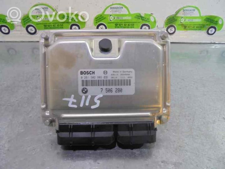 BMW 1 E81 E87 Sterownik / Moduł ECU 7506280