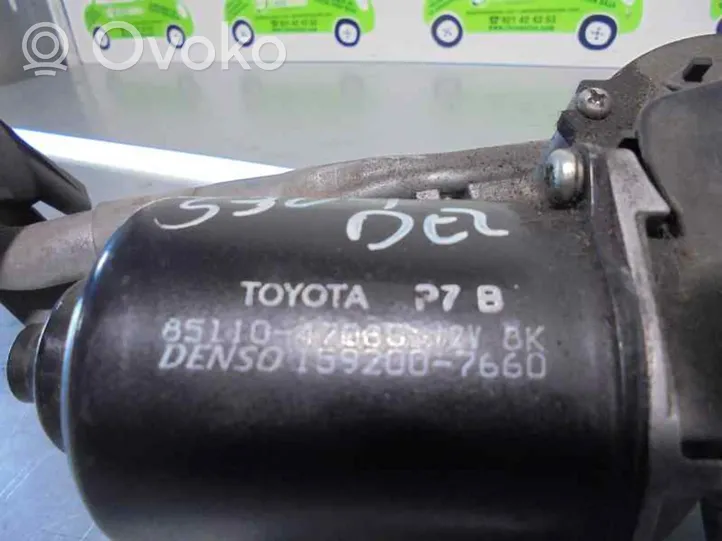 Toyota Prius (XW20) Tringlerie et moteur d'essuie-glace avant 8511047080