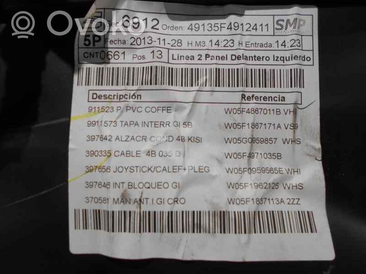 Seat Leon IV Boczki / Poszycie drzwi przednich 5F4867011AFKZ