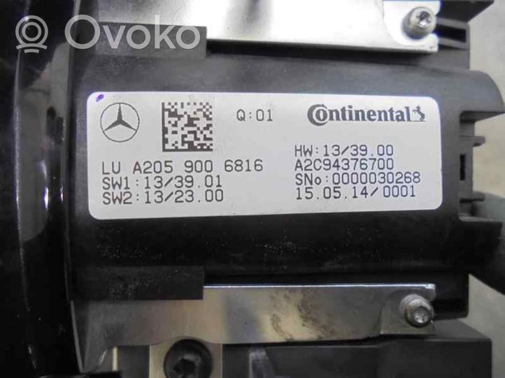 Mercedes-Benz C W205 Interrupteur / bouton multifonctionnel A2058200126